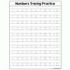 Sample - 1-100 Number Tracing Practice Worksheet