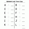 Sample - Alphabet Look Trace Copy