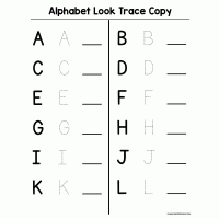 Sample - Alphabet Look Trace Copy