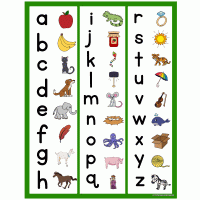 Sample - Alphabet Letter Chart