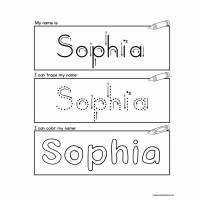 Sample - Name Tracing Practice